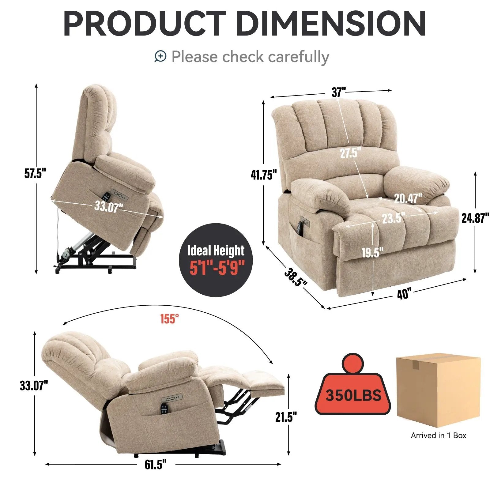 Power Lift Recliner Chair by HouseOfZazla