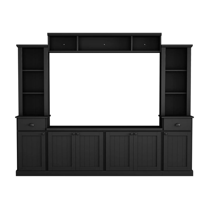 Elegant TV Stand Set for Modern Entertainment Spaces by HouseOfZazla