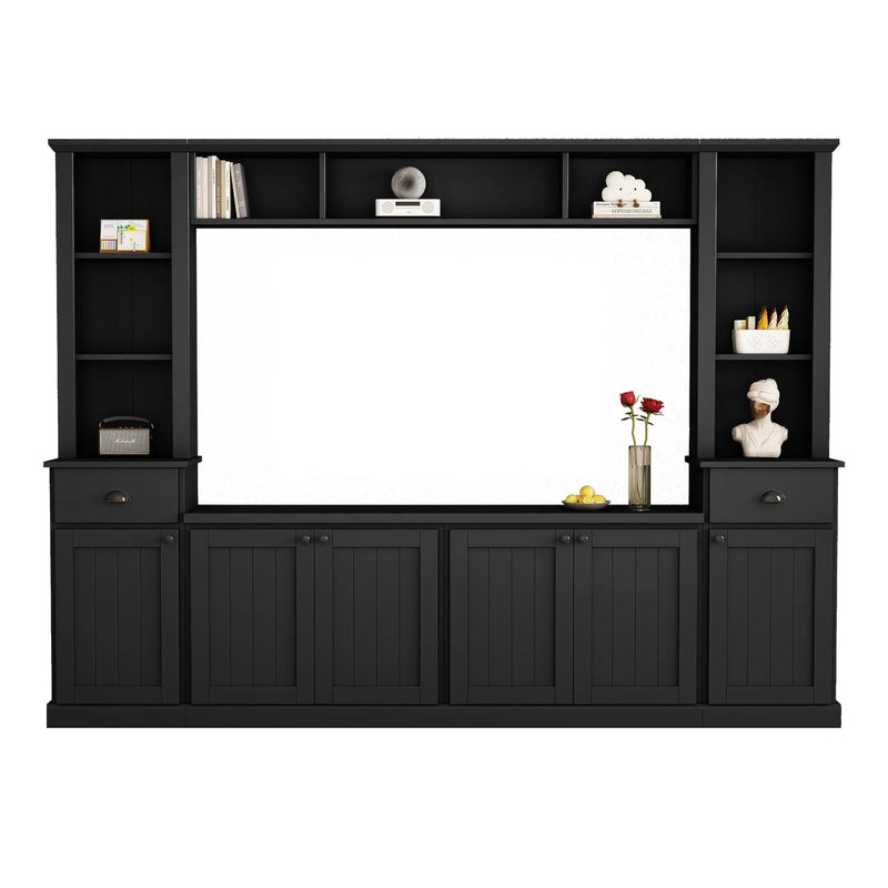Elegant TV Stand Set for Modern Entertainment Spaces by HouseOfZazla