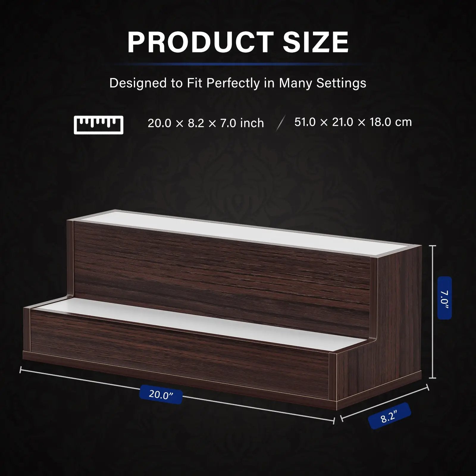 LED Lighted Liquor Bottle Display Shelf by HouseOfZazla