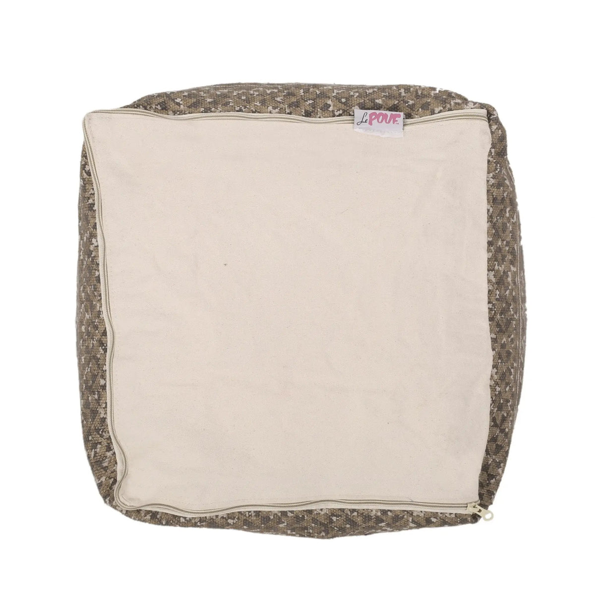 Ceasar Handcrafted Square Pouf by HouseOfZazla
