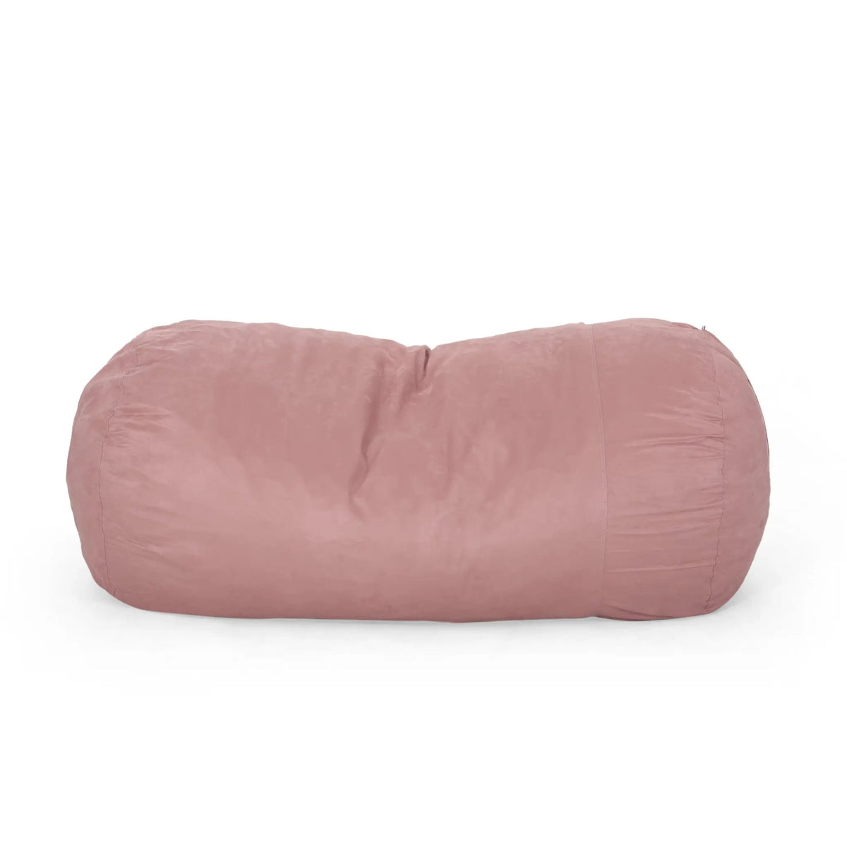 Aruba 8 Foot Microfiber Cylindrical Bean Bag Chair - Rose by HouseOfZazla