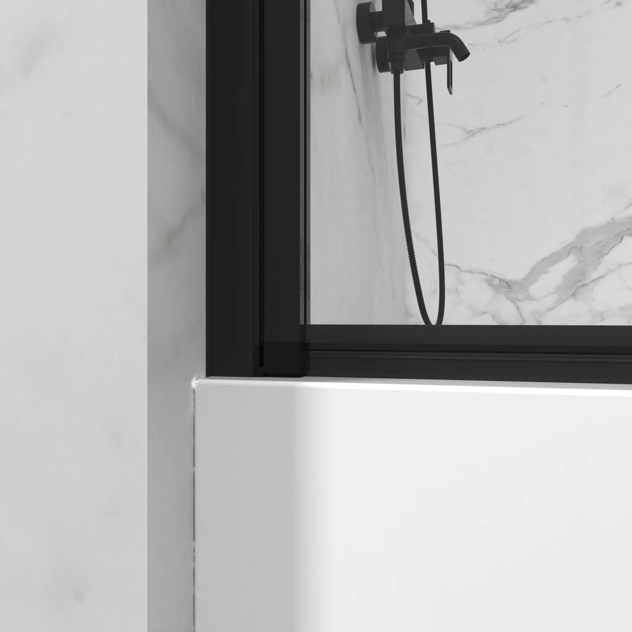 Goodyo Bathtub Screen Panel Shower Door 180° Pivot by HouseOfZazla