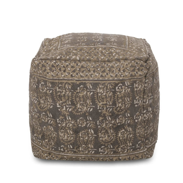 Ceasar Handcrafted Square Pouf, photo 2 of 6
