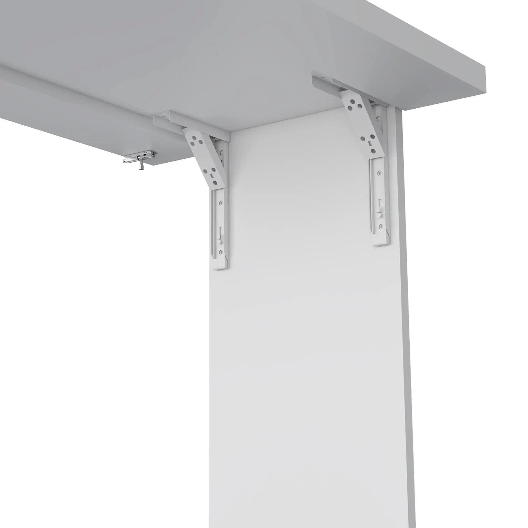 Wall Foldable Table with Multiple Shelves by HouseOfZazla