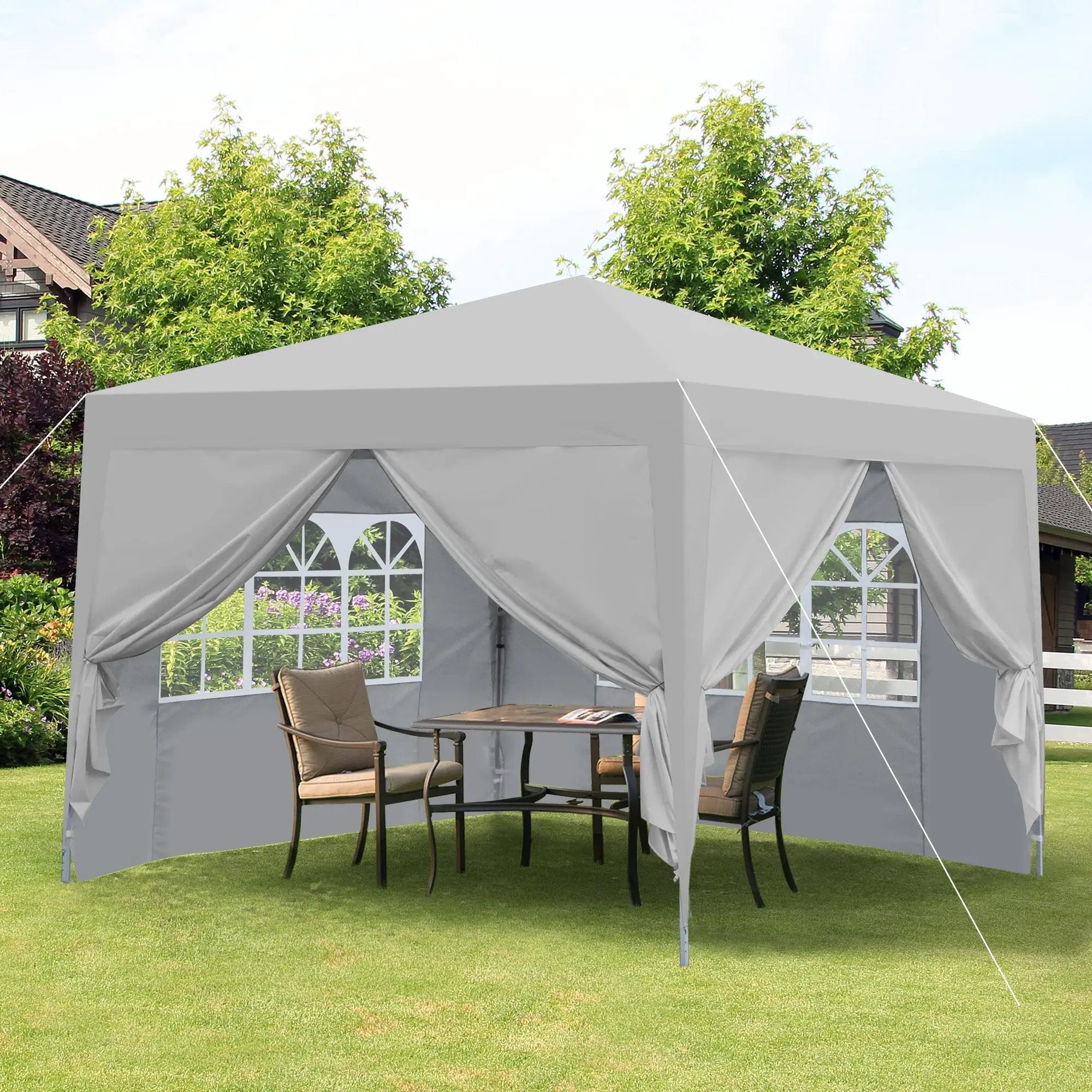 Outdoor 10x10 Ft Pop Up Gazebo Canopy Tent by HouseOfZazla