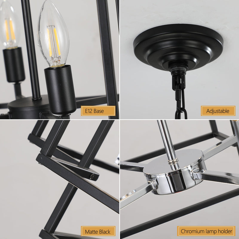 Geometric Foyer Chandelier by HouseOfZazla