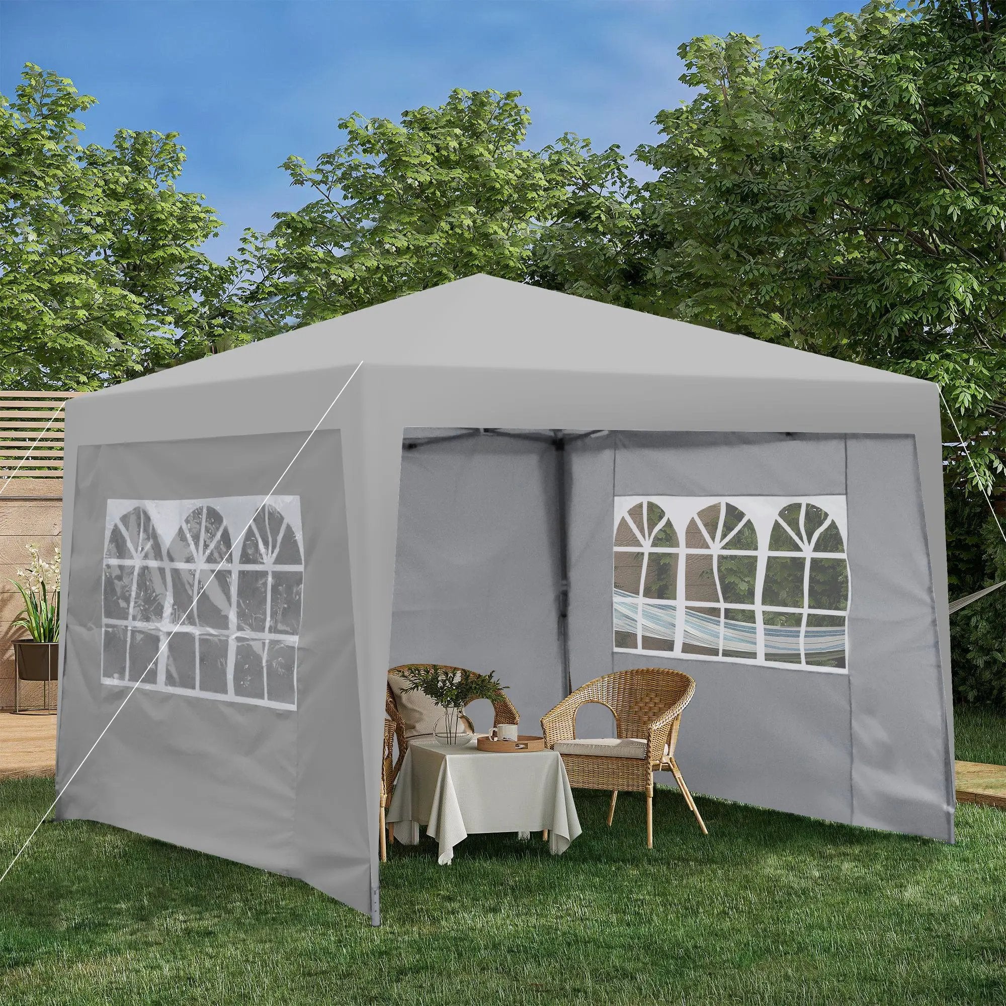 Outdoor 10x10 Ft Pop Up Gazebo Canopy Tent by HouseOfZazla