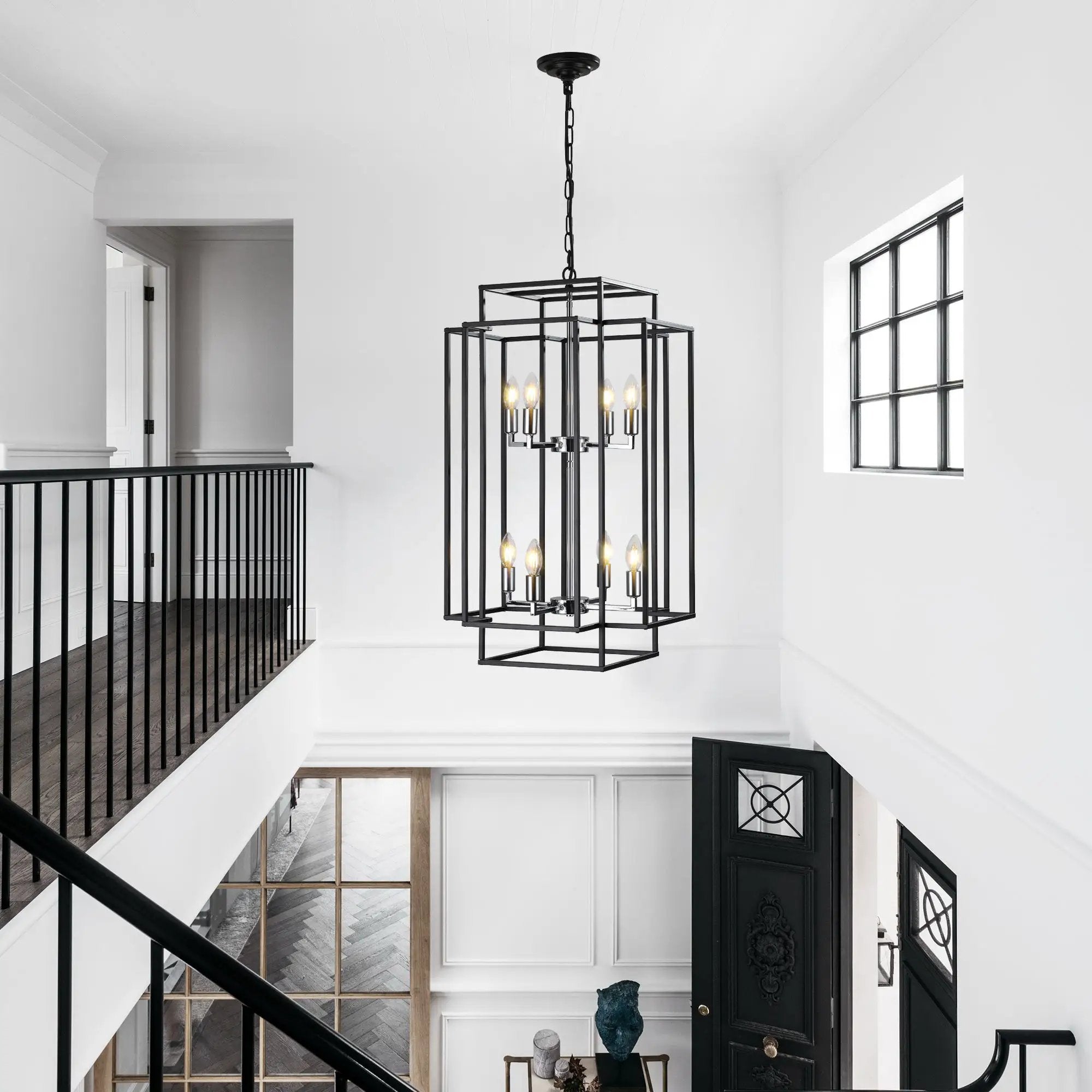 Geometric Foyer Chandelier by HouseOfZazla