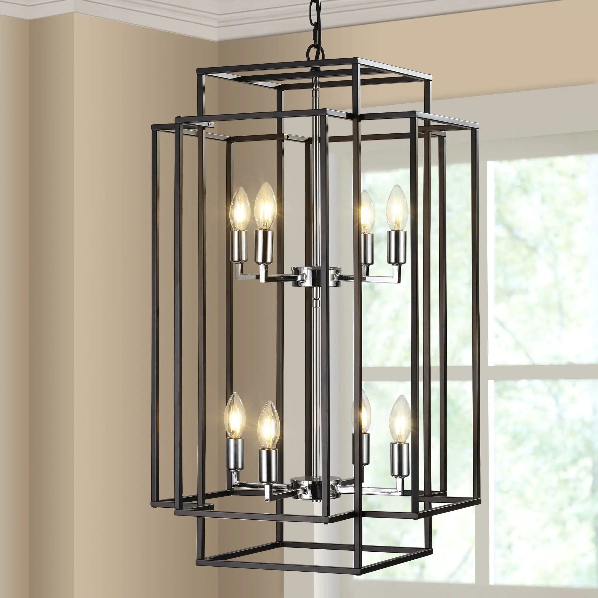 Geometric Foyer Chandelier by HouseOfZazla