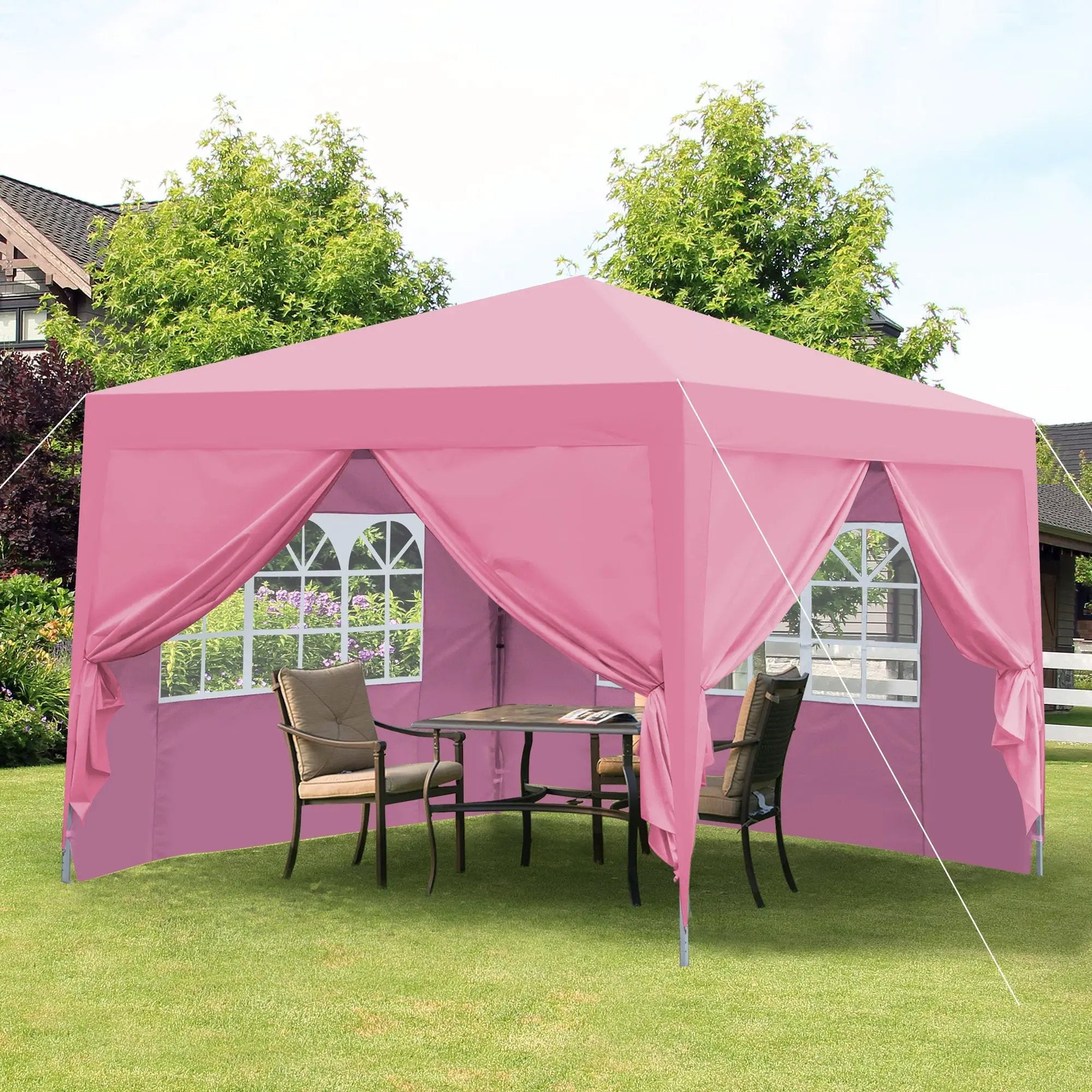10x10ft Outdoor Pop Up Gazebo Canopy Tent by HouseOfZazla