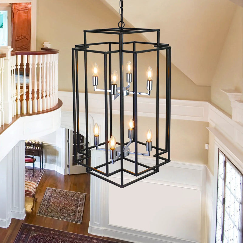 Geometric Foyer Chandelier by HouseOfZazla