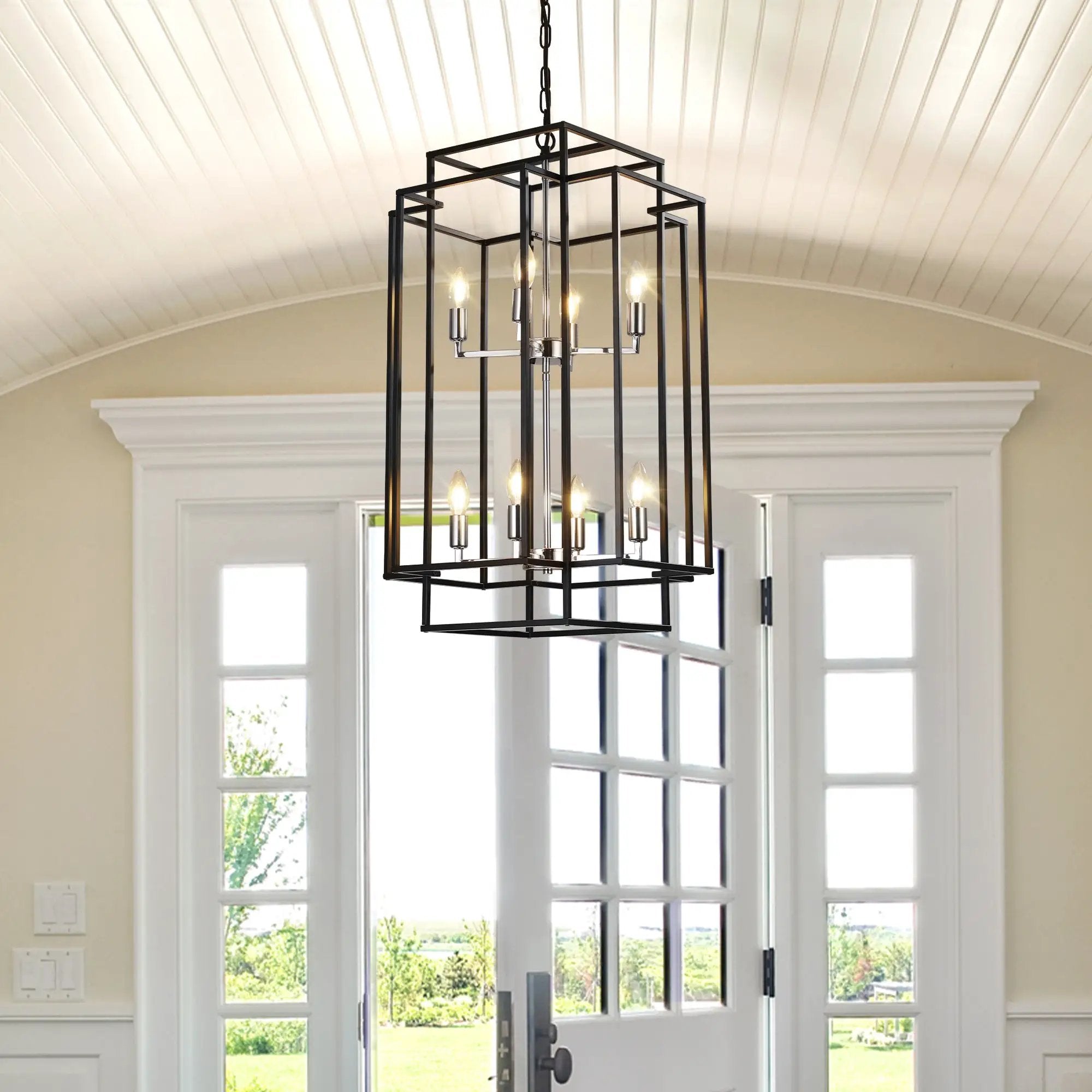 Geometric Foyer Chandelier by HouseOfZazla