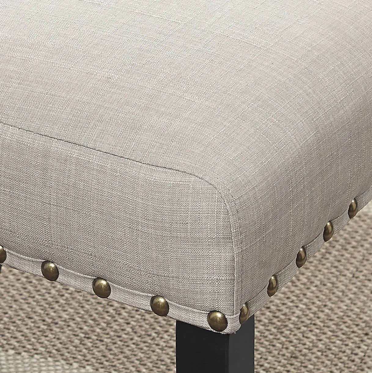 Eleanor Upholstered Dining Chairs with Nailhead Trim - Set of 2 by HouseOfZazla
