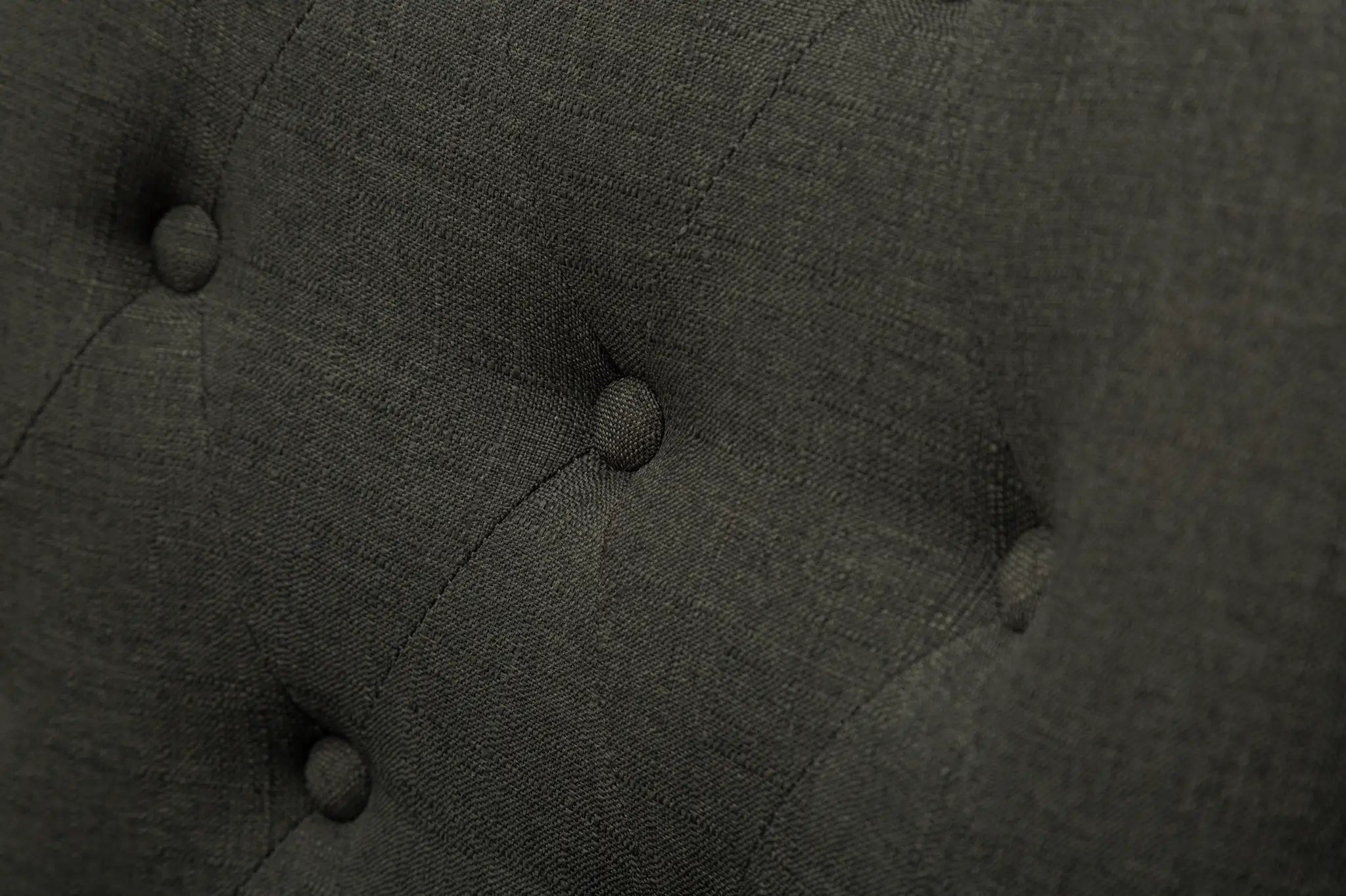 Charcoal Button Tufted Wingback Hostess Chairs Set of 2 by HouseOfZazla