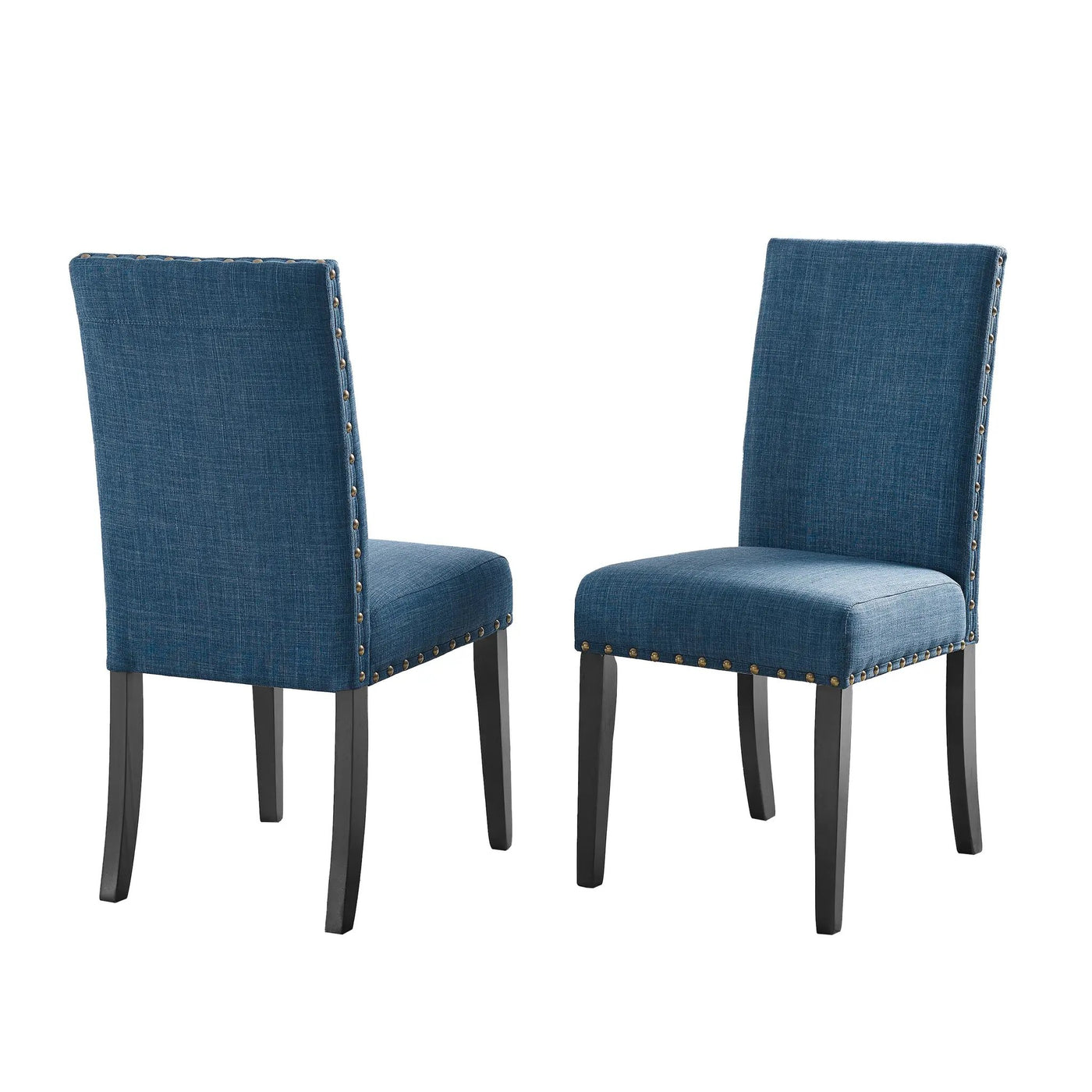 Eleanor Upholstered Dining Chairs with Nailhead Trim - Set of 2 by HouseOfZazla