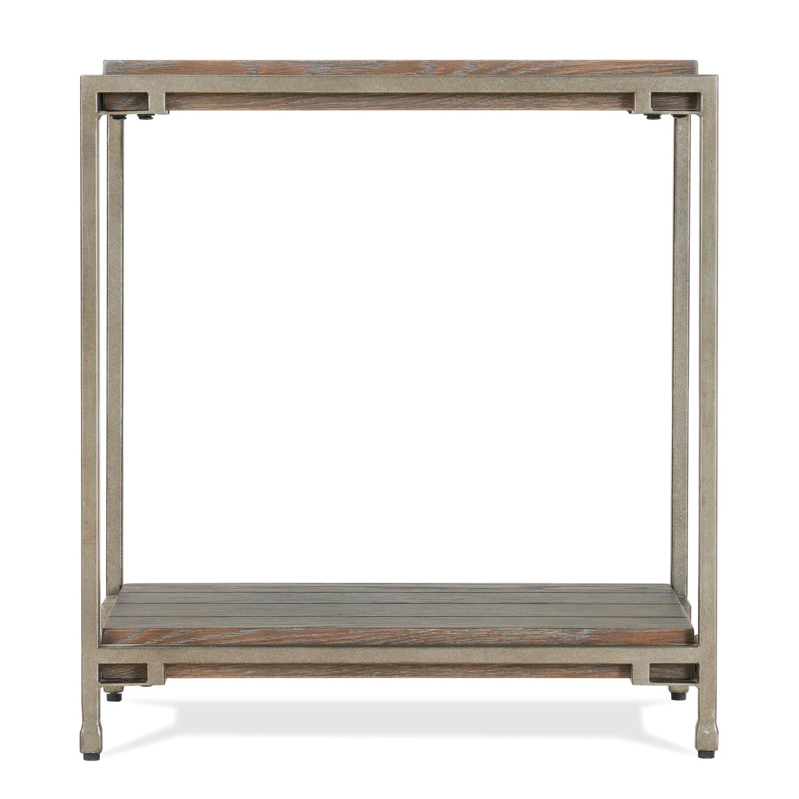 Corbeta Metal Frame Wood Living Room Chairside Table by HouseOfZazla