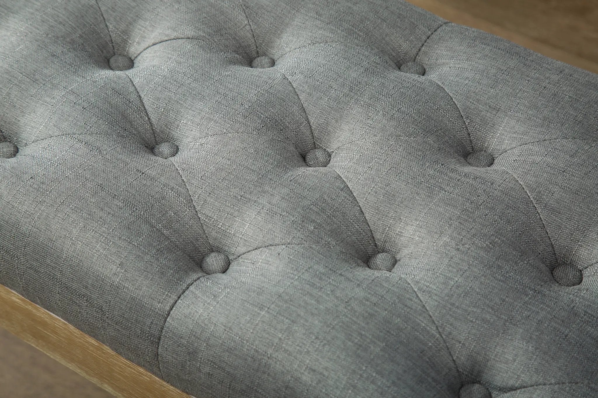 Habit Solid Wood Button Tufted Dining Bench by HouseOfZazla