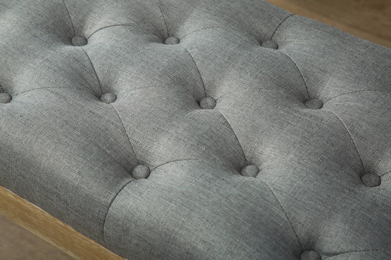 Habit Solid Wood Button Tufted Dining Bench by HouseOfZazla