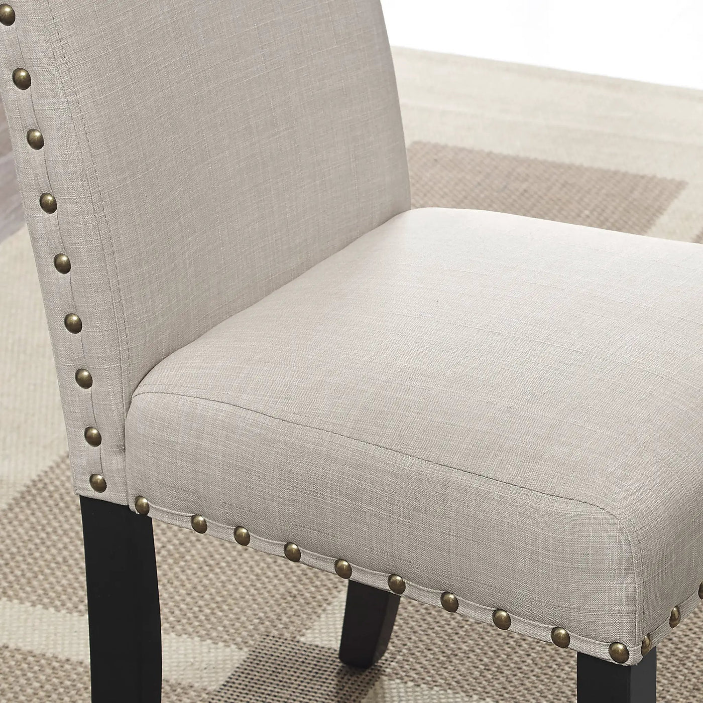 Eleanor Upholstered Dining Chairs with Nailhead Trim - Set of 2 by HouseOfZazla