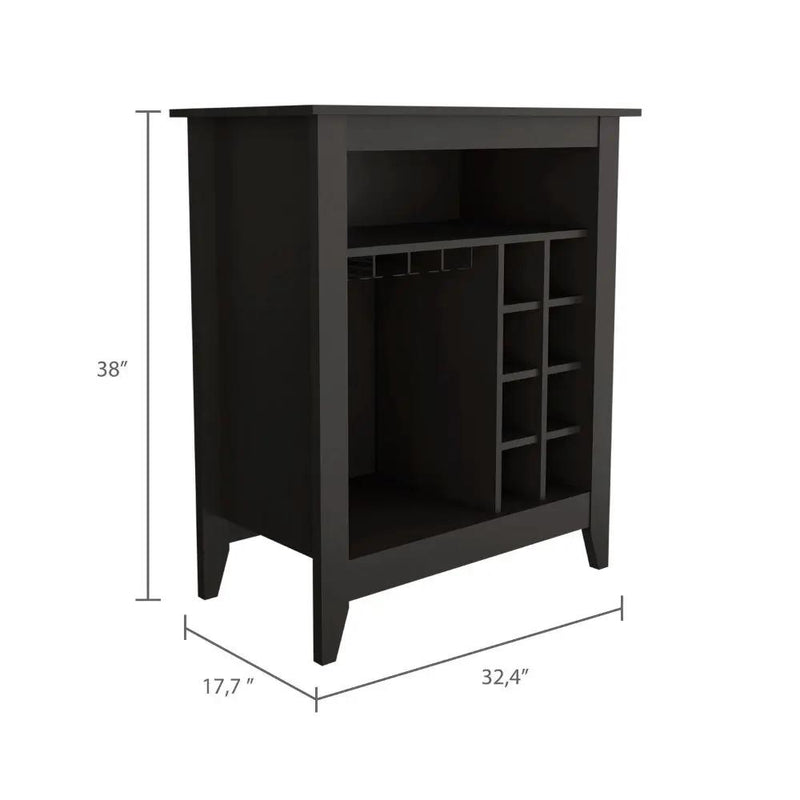 Mojito Bar Cabinet, One Open Drawer, One Open Shelf by HouseOfZazla