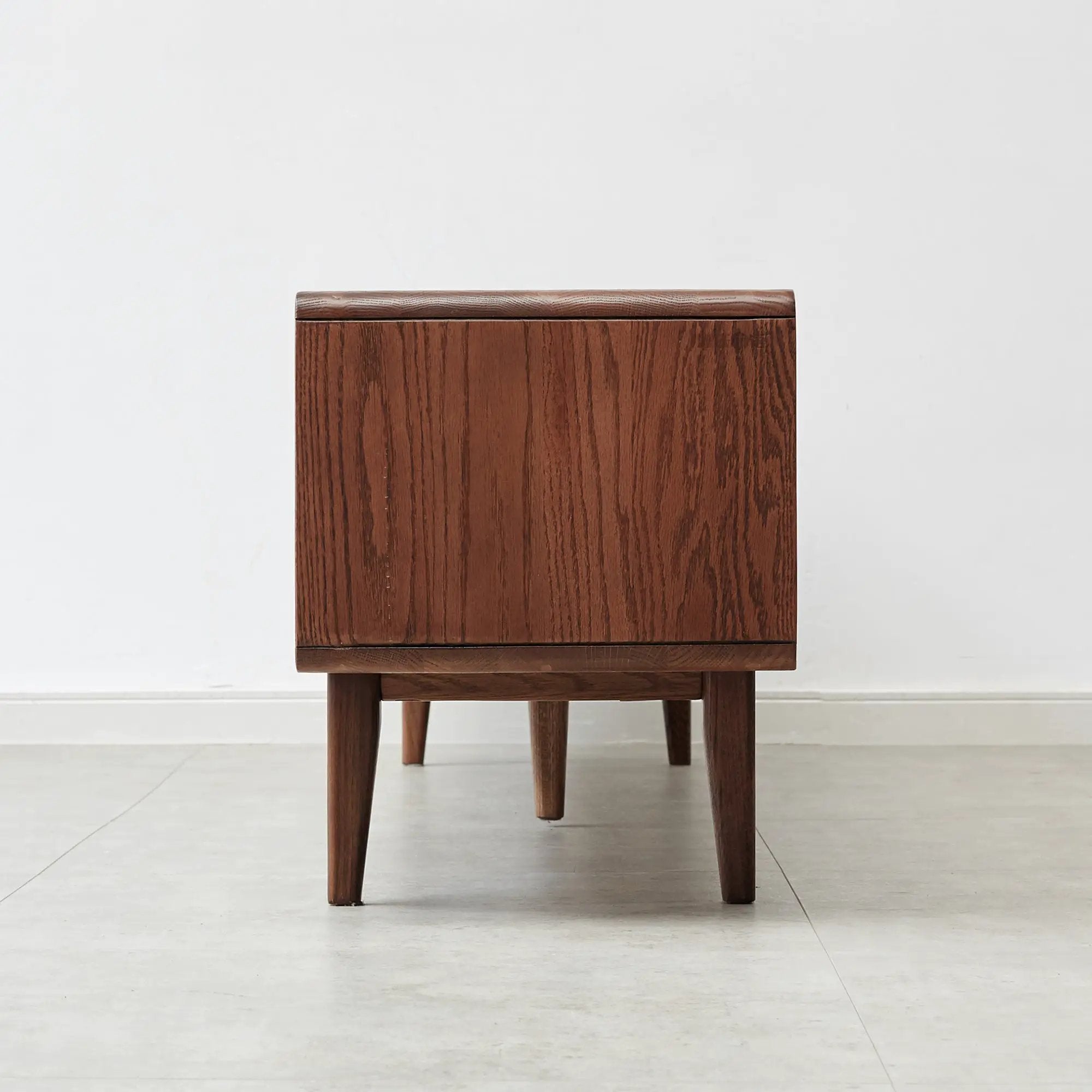 Walnut Color North America A Grade Solid TV Cabinet by HouseOfZazla