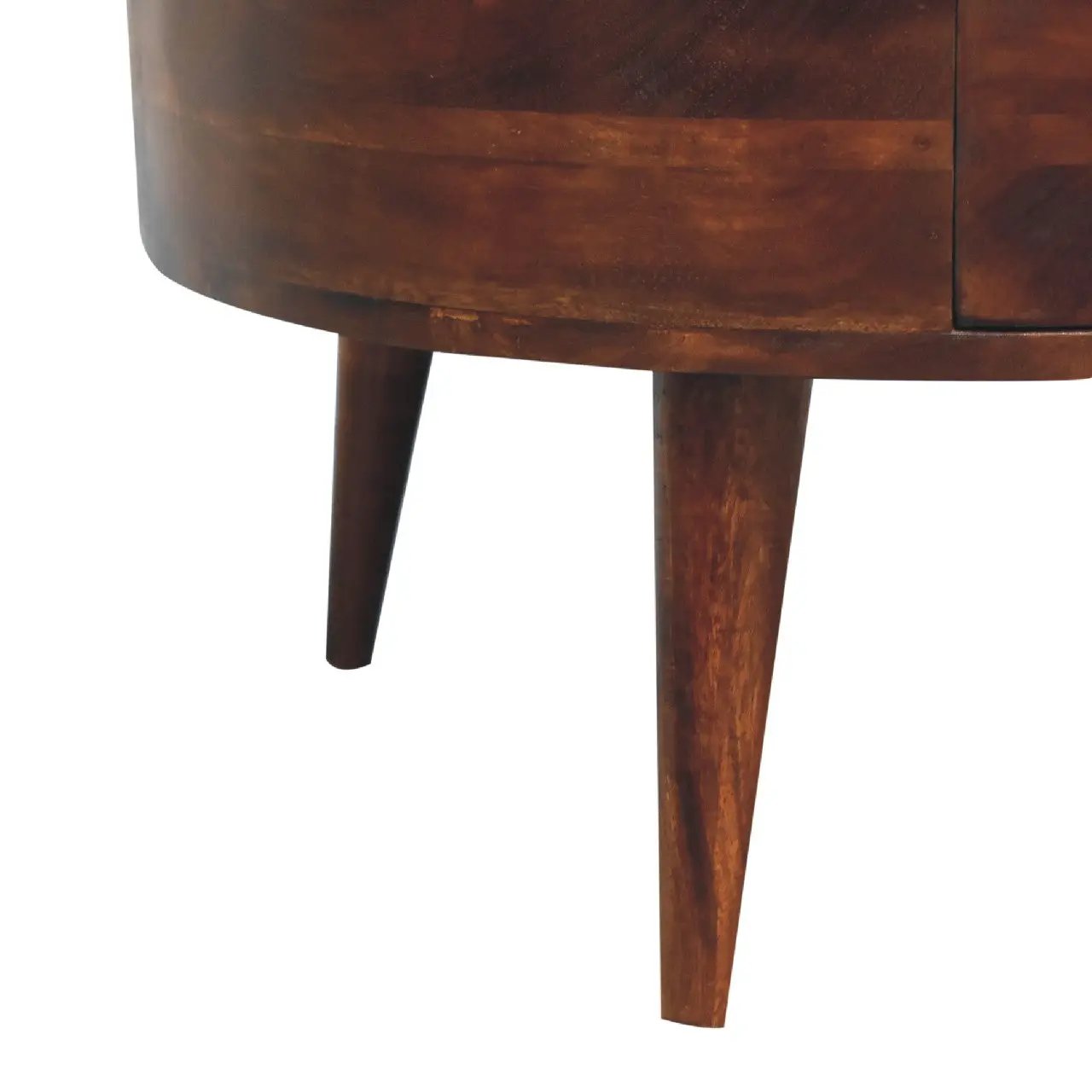 Solid Wood Odyssey Coffee Table, 2-Drawer, Nordic Legs by HouseOfZazla