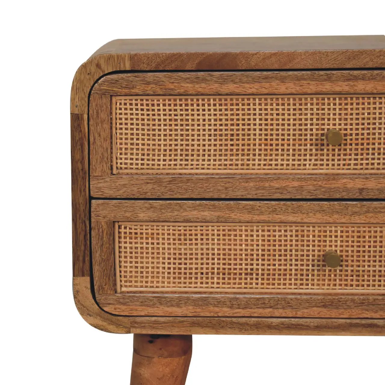 Close-Knit 2-Drawer Nightstand, Nordic Legs by HouseOfZazla