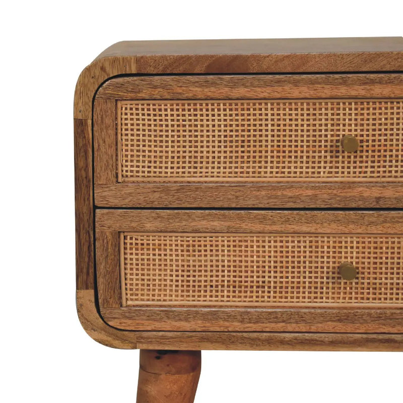 Close-Knit 2-Drawer Nightstand, Nordic Legs by HouseOfZazla