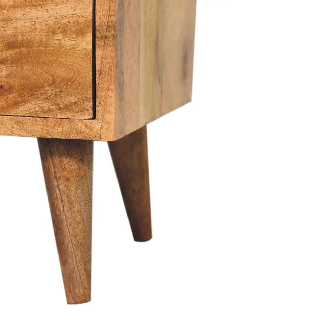 Solid Wood Mini Oak-ish Classic Nightstand by HouseOfZazla