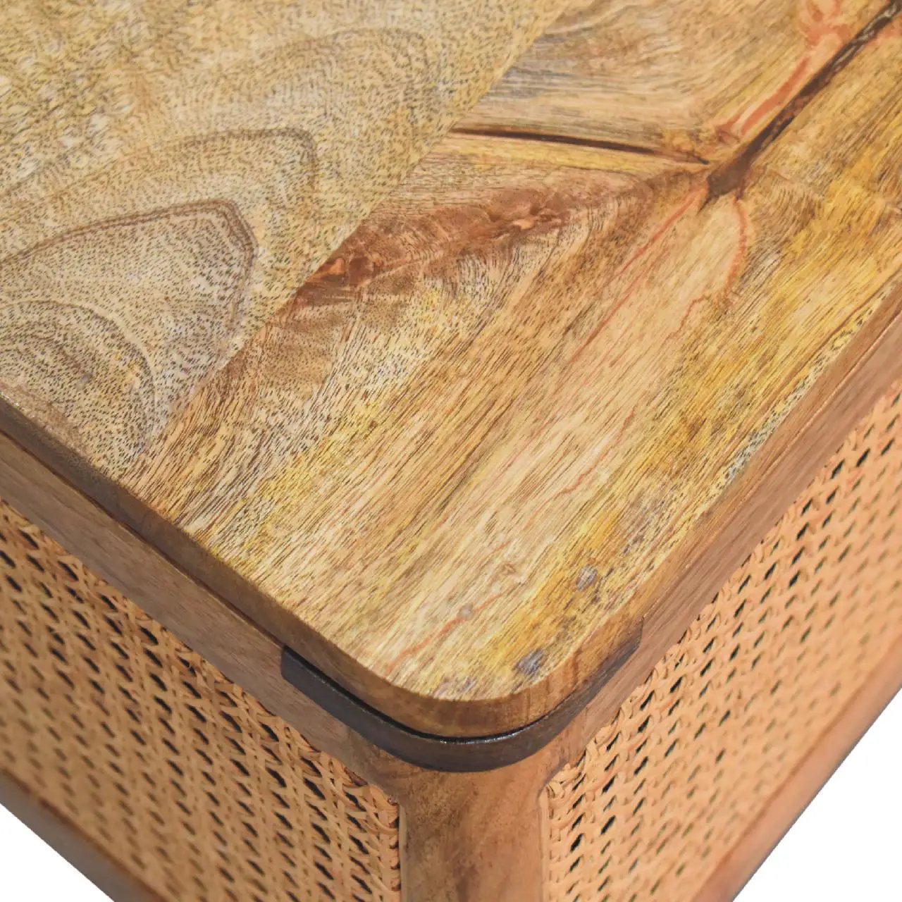 Soli Wood Larissa Lid-up Storage Stool, Oak-ish by HouseOfZazla