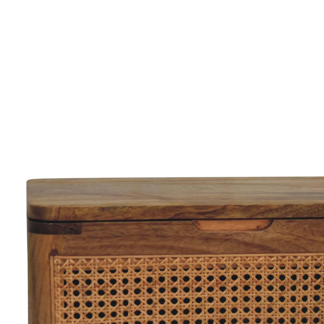 Soli Wood Larissa Lid-up Storage Stool, Oak-ish by HouseOfZazla