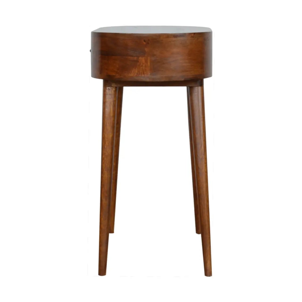 Solid Wood Albion Console, 1 Drawer, Chestnut by HouseOfZazla
