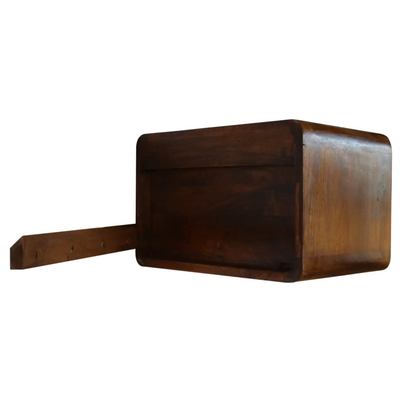 Solid Wood Curve Floating Nightstand by HouseOfZazla