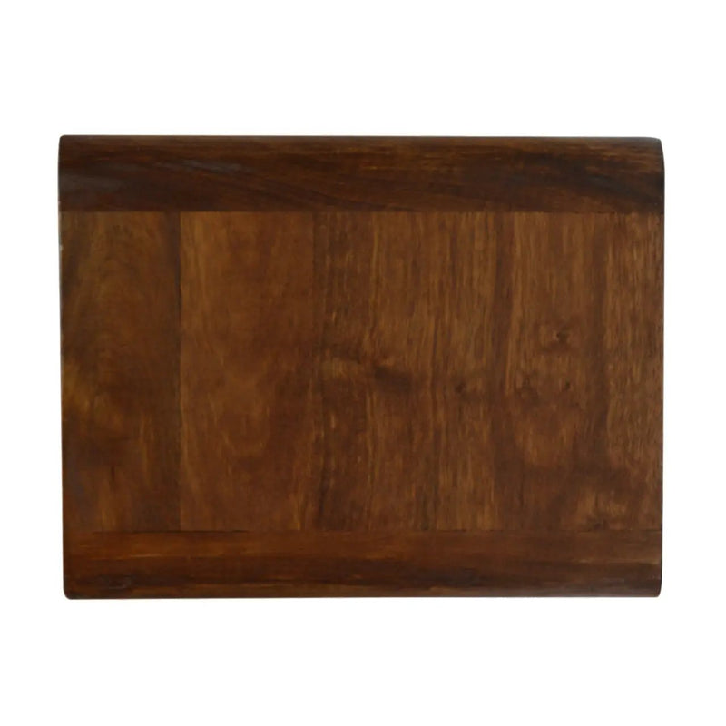 Solid Wood Curve Floating Nightstand by HouseOfZazla