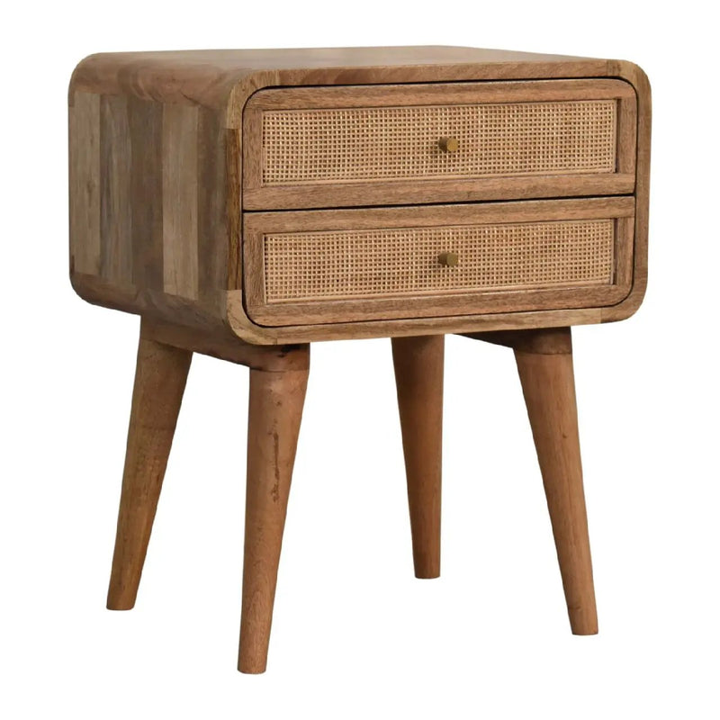 Close-Knit 2-Drawer Nightstand, Nordic Legs by HouseOfZazla