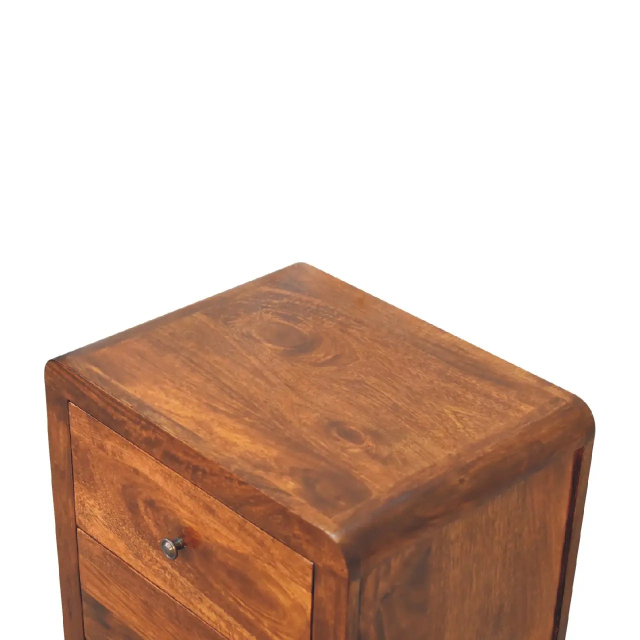 Naya Nightstand, 3-Drawers, Chestnut by HouseOfZazla