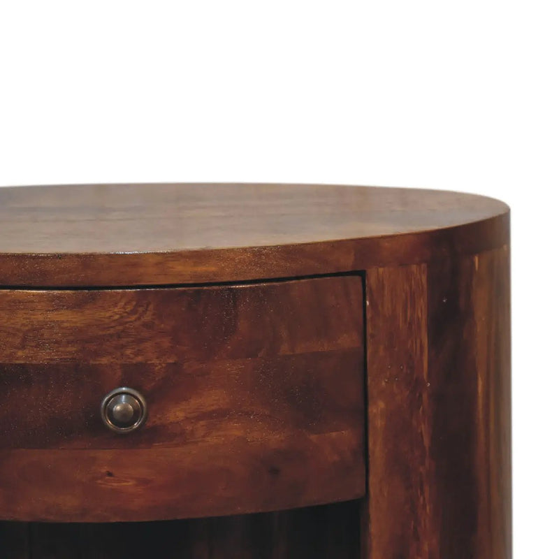 Solid Wood Cortez Nightstand - Chestnut Finish by HouseOfZazla