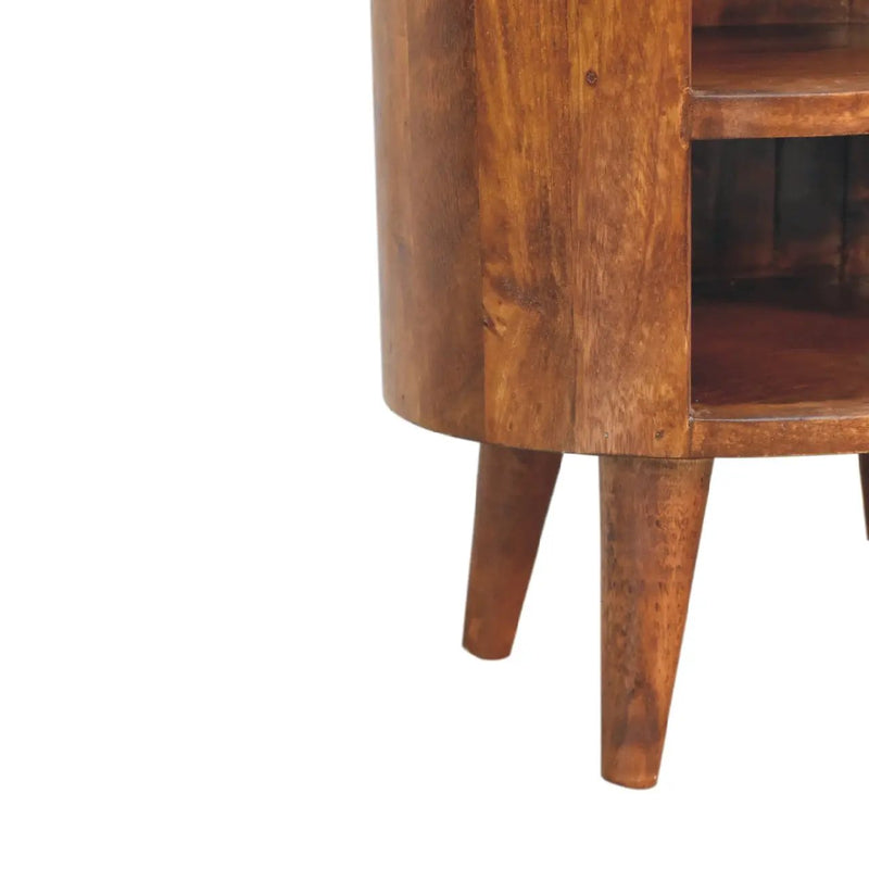 Solid Wood Cortez Nightstand - Chestnut Finish by HouseOfZazla