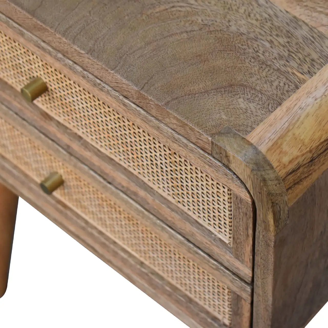 Close-Knit 2-Drawer Nightstand, Nordic Legs by HouseOfZazla