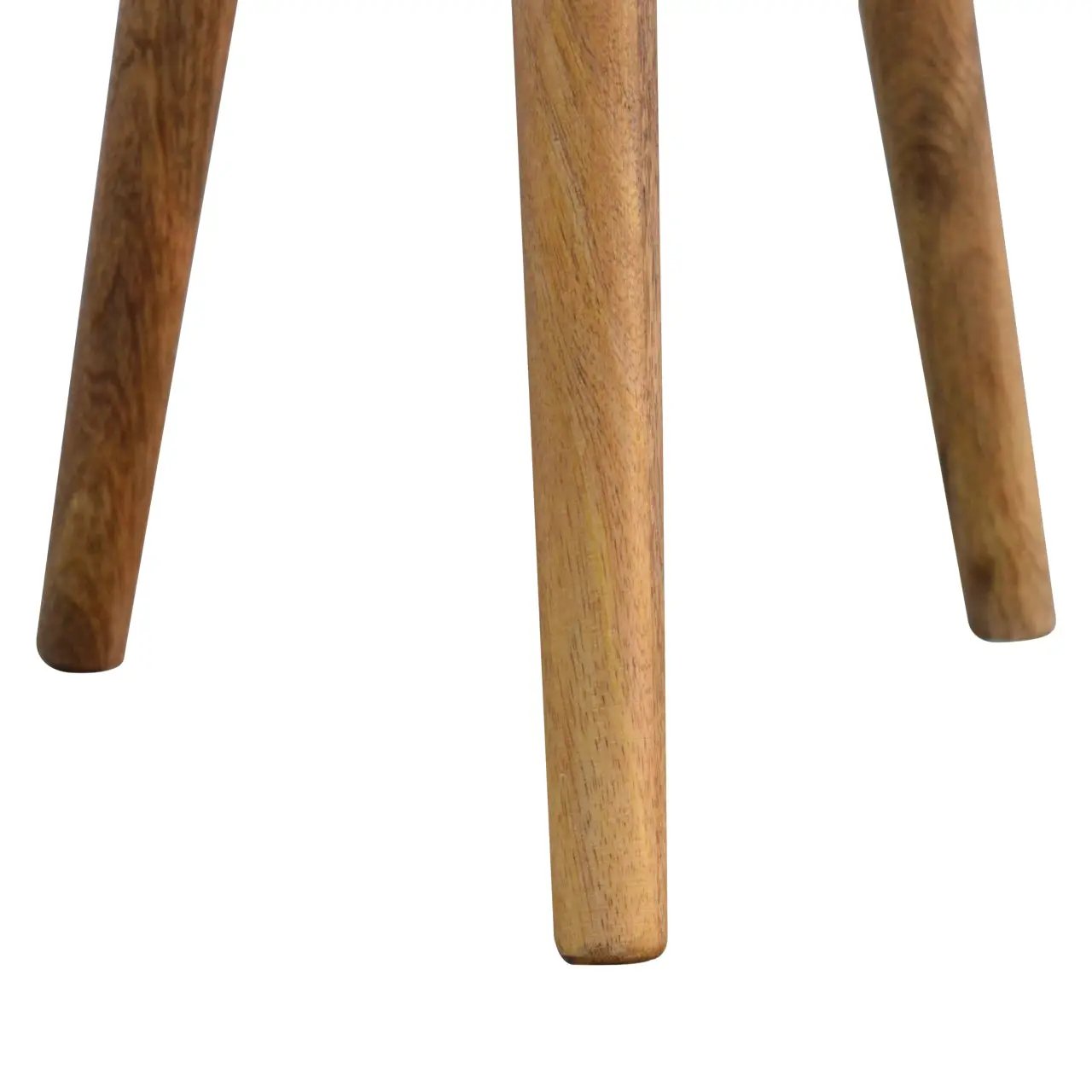 Solid Wood Bone Inlay Tripod Stool by HouseOfZazla