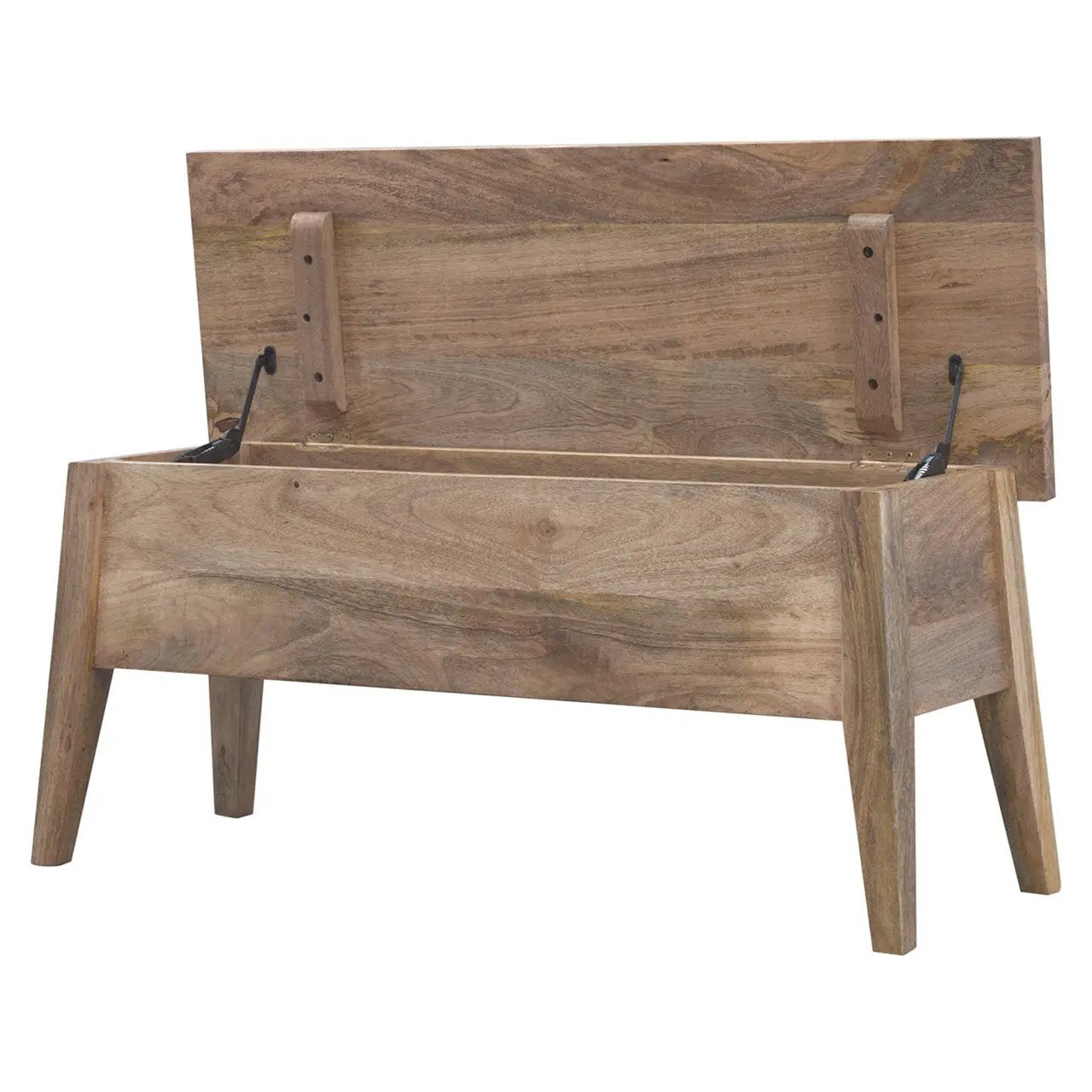 Solid Wood Lid Up Storage Bench by HouseOfZazla