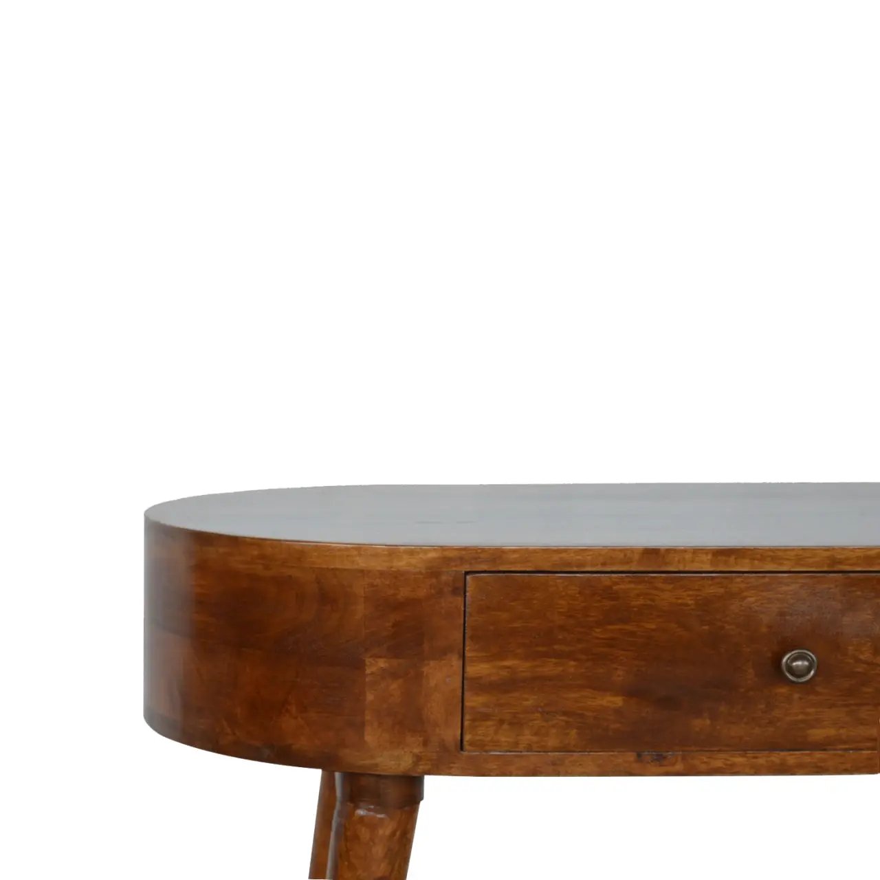 Solid Wood Albion Console, 1 Drawer, Chestnut by HouseOfZazla