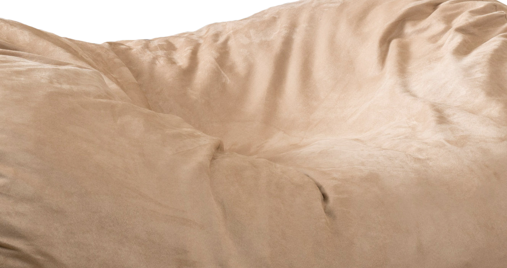 Marlin 6.5 Foot Suede Cylindrical Bean Bag, Tuscany by HouseOfZazla