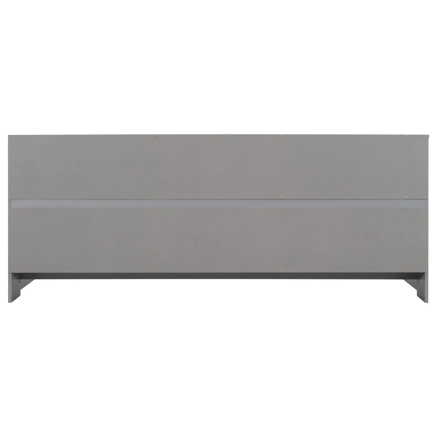 Full Floor Bed with Side Bookcase, Shelves, Guardrails by HouseOfZazla