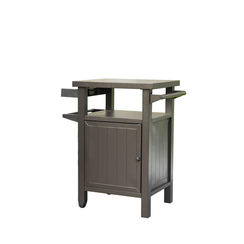 Grill Cart Outdoor with Storage and Wheels by HouseOfZazla