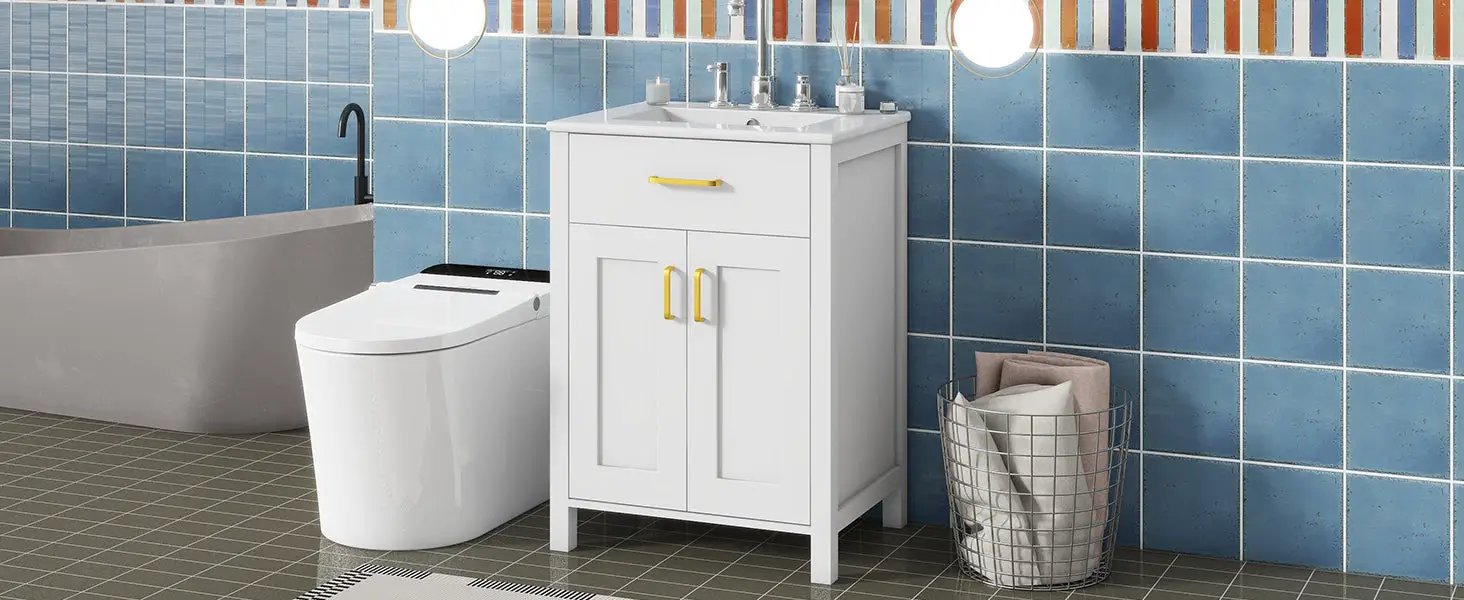 24" Bathroom Vanity Combo with Ceramic Sink by HouseOfZazla
