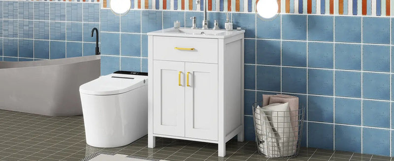 24" Bathroom Vanity Combo with Ceramic Sink by HouseOfZazla