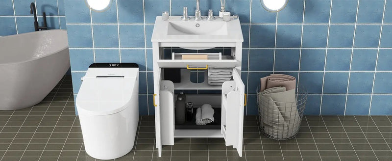24" Bathroom Vanity Combo with Ceramic Sink by HouseOfZazla