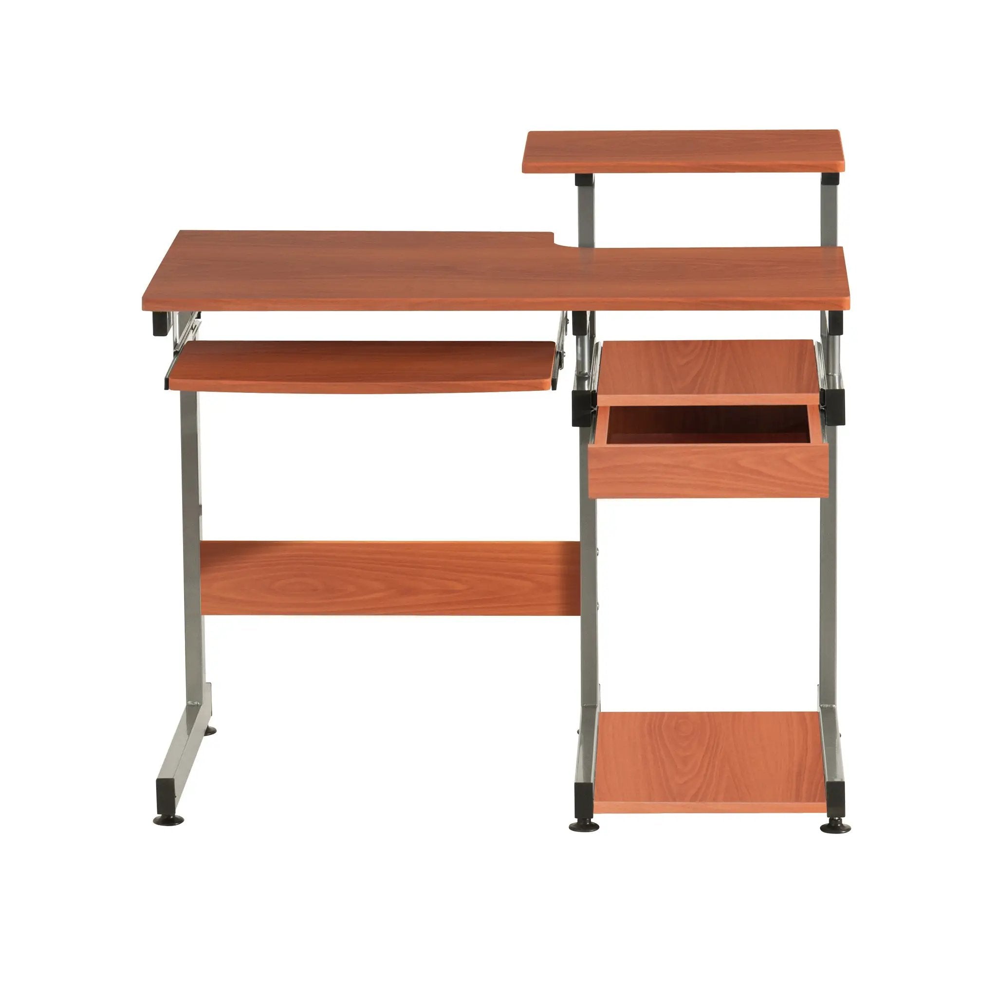 Techni Mobili Complete Computer Workstation Desk, Woodgrain by HouseOfZazla